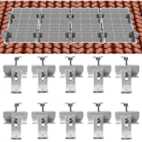 ECO-WORTHY Soportes de montaje de paneles solares (Barra de techo)